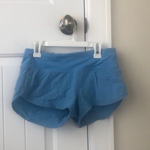Baby Blue Lululemon Shorts